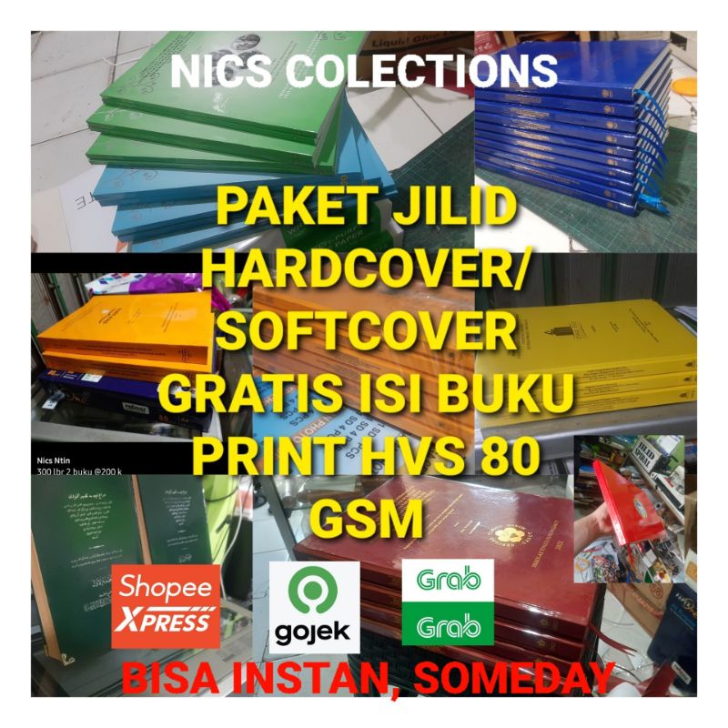 Jual JILID HARDCOVER SOFTCOVER SKRIPSI TERMURAH GRATIS PRINT ISI BUKU