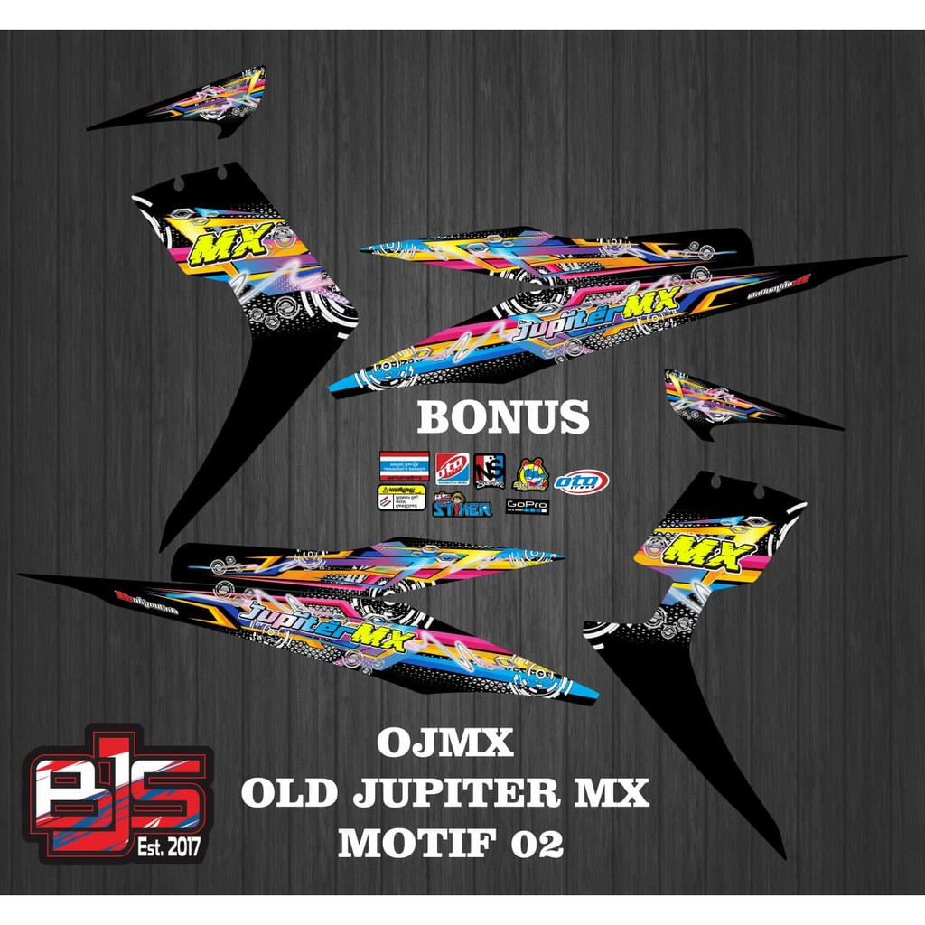 Jual Cod Striping Sticker Stiker Polet Lis Jupiter Mx Old Jupiter Mx