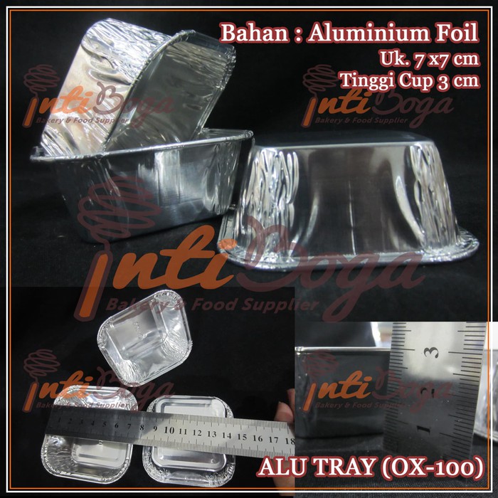 Jual ALU TRAY Aluminium Foil Cup OX 100 RR 603 Grosir 100 Pcs