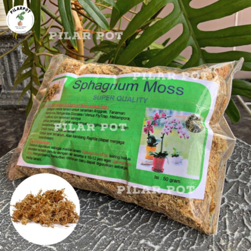 Jual Moss Anggrek Merk Sphagnum Moss Cocok Untuk Media Tanam Bunga