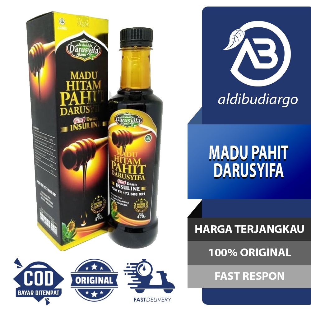 Jual Madu Hitam Pahit Insulin Plus Propolis Darusyifa Gram Shopee