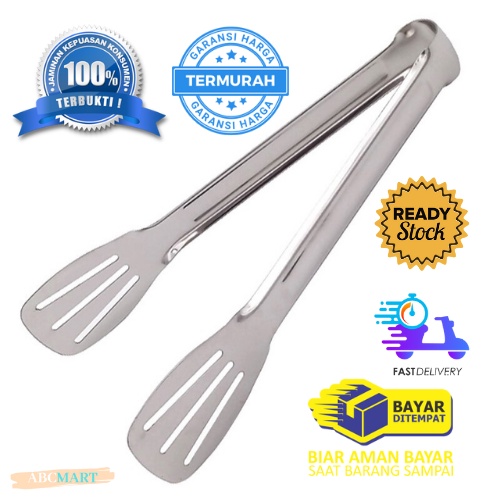 Jual Bisa Cod Promo Penjepit Makanan Ukuran Besar Stainless Steel