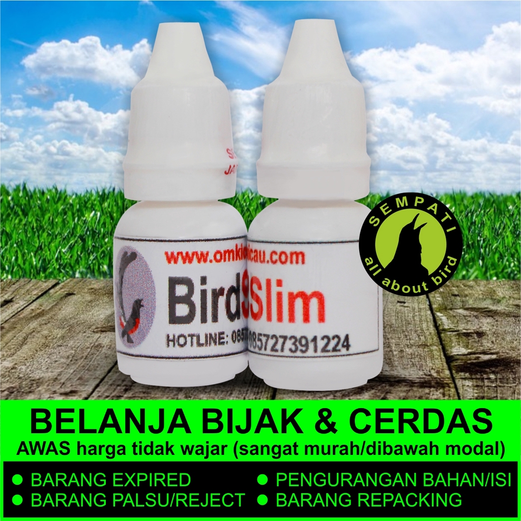 Jual Bird Slim Om Kicau Vitamin Burung Meningkatkan Pertumbuhan Energi