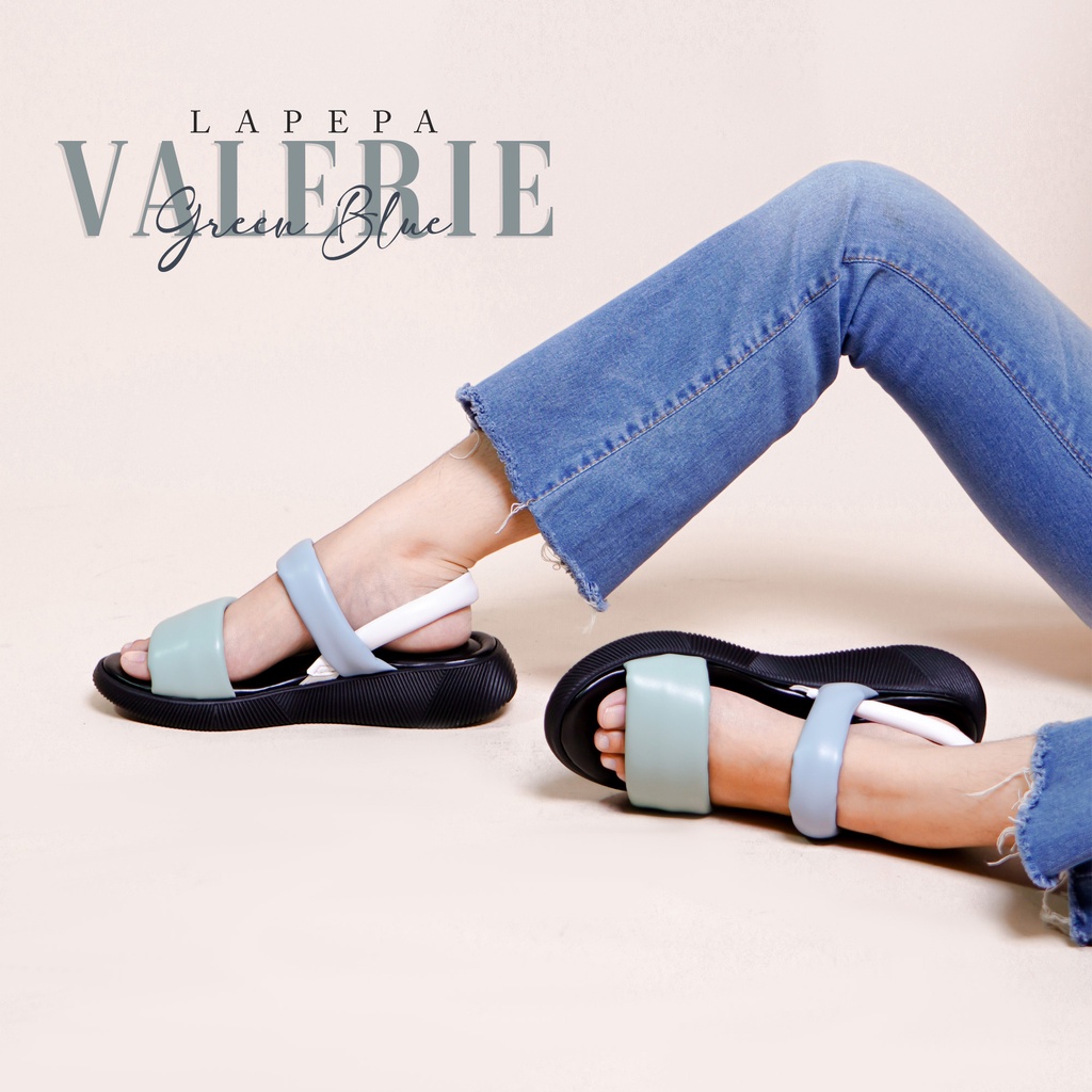 Jual Lapepa Sandal Tipe Valerie Mix Color Sepatu Sandal Wanita Wedges