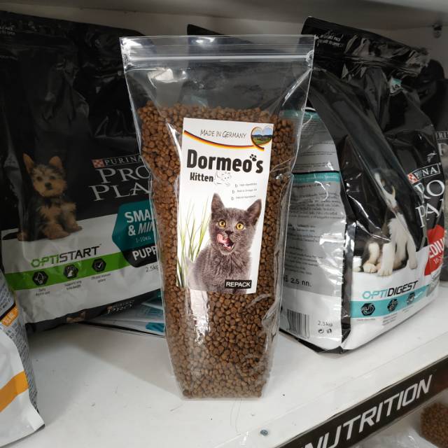 Jual Makanan Kucing Dormeos Kitten Repack Kg Shopee Indonesia