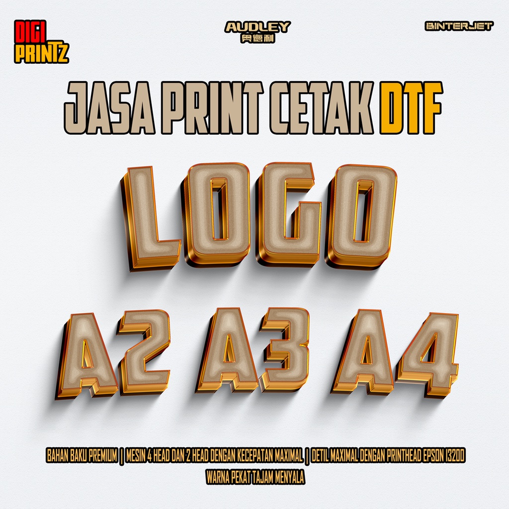 Jual Sablon Setrika DTF Siap Press Cetak Satuan Desain Bisa Custom