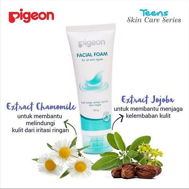 Jual PIGEON Facial Foam 100ml Pigeon Teens Facial Foam All Skin Types