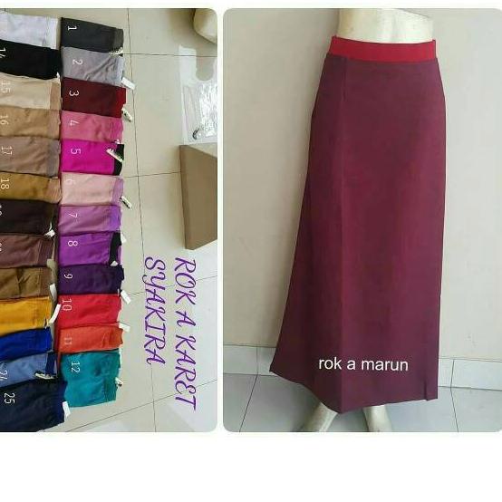 Jual Xl L L L Syakira Rok Kerja Kantor Model A Pinggang Full