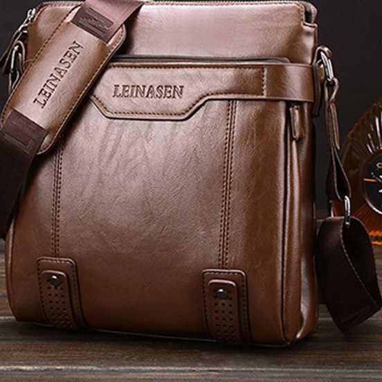 Jual New Produk LEINASEN Tas Selempang Messenger Crossbody Pria 15036