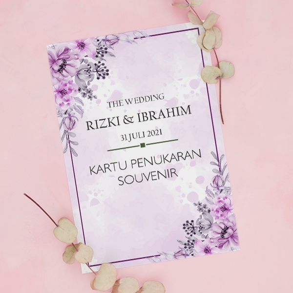 Jual Kartu Voucher Souvenir Kartu Pengambilan Makanan Kartu