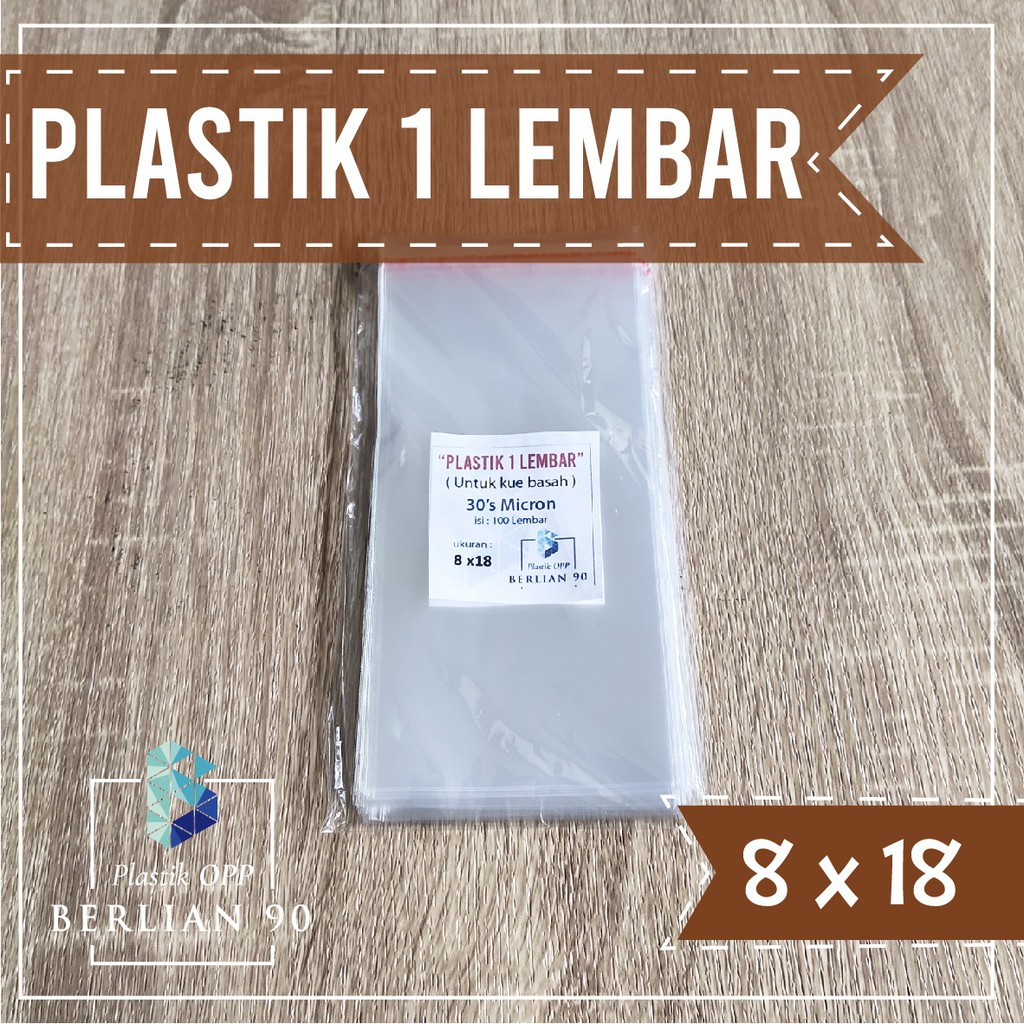 Jual Plastik Opp Lembaran X Cm Isi Pcs Plastik Opp Lembar