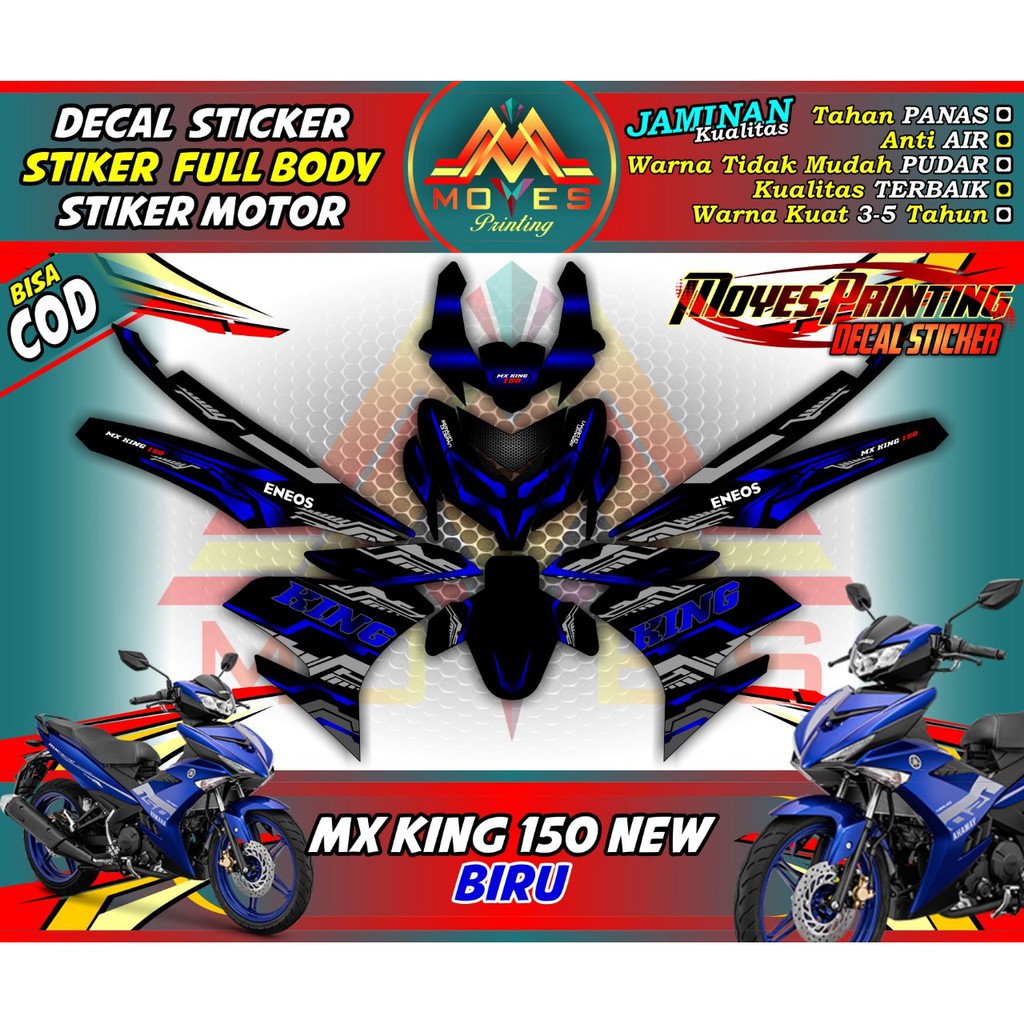 Jual Decal Stiker Fullbody Jupiter Mx King New Matrix Line Stiker Mx