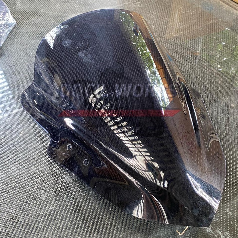 Jual Windshield Ninja Fi Model Se Smoke By Docilworks Shopee