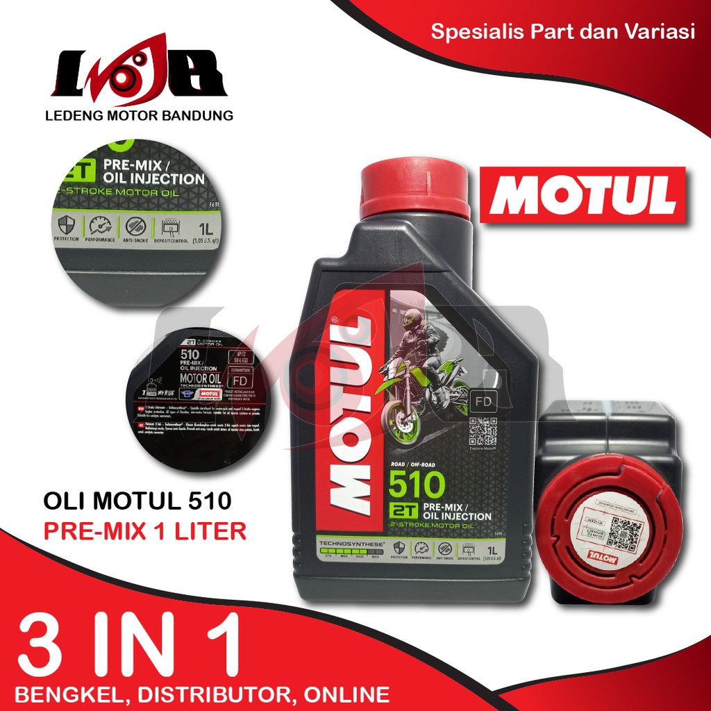 Jual Motul 510 Oli Samping Motor 2 TAX Technosynthese 1 Liter Shopee