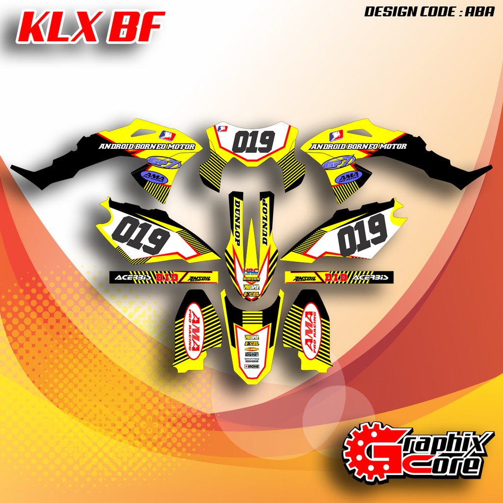 Jual STICKER DECAL FULL BODY KLX BF Shopee Indonesia