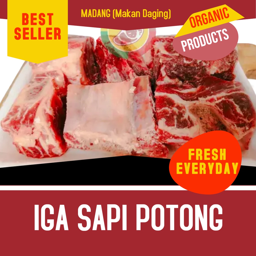 Jual Iga Sapi Iga Shortrib 1kg Shopee Indonesia