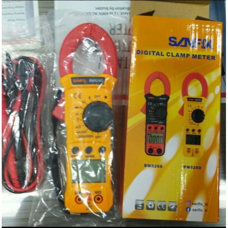 Jual Tang Amper Digital Bm D Clamp Meter Digital Bm D Sanfix