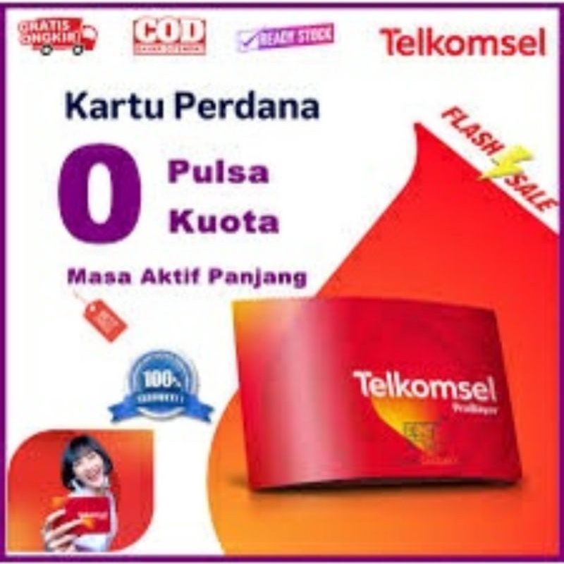 Jual Kartu Perdana Telkomsel Red K Shopee Indonesia