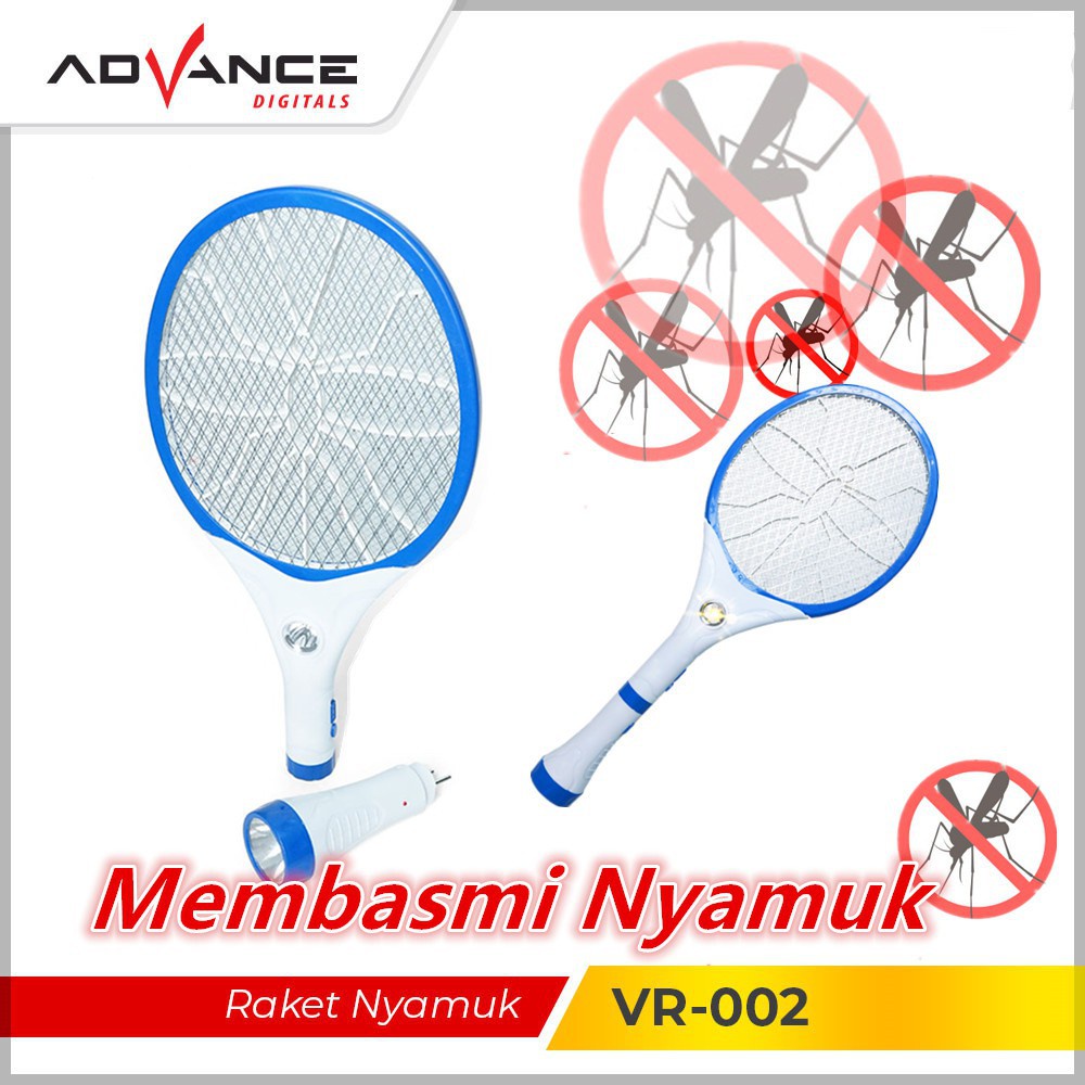 Jual Advance Raket Nyamuk Electric Votre Senter Vr Mosquito Bug