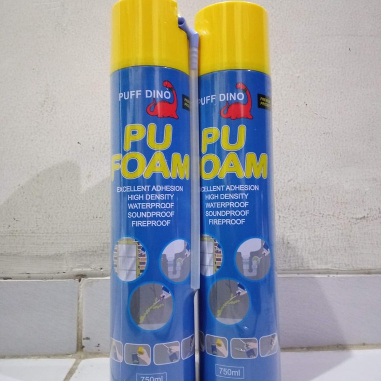 Jual PU FOAM SPRAY PUFF DINO POLYURETHAN SEMPROT SPRAY 750 ML Shopee