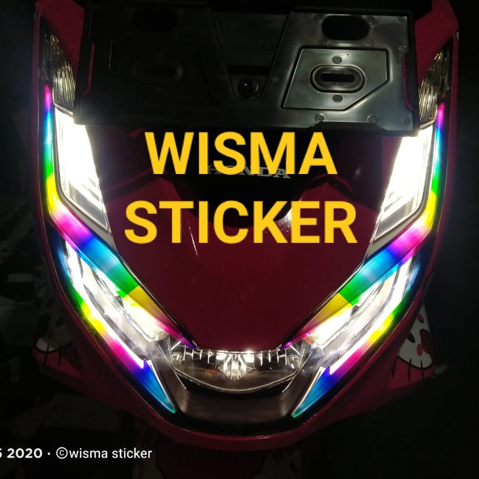 Jual Stiker Alis Atas Bawah Pcx Tema Rgb Sticker Alis Rgb Stiker