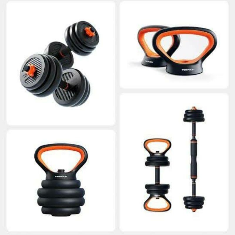 Jual Fed Dumbell Barbel Set Alat Fitnes Gym Shopee Indonesia