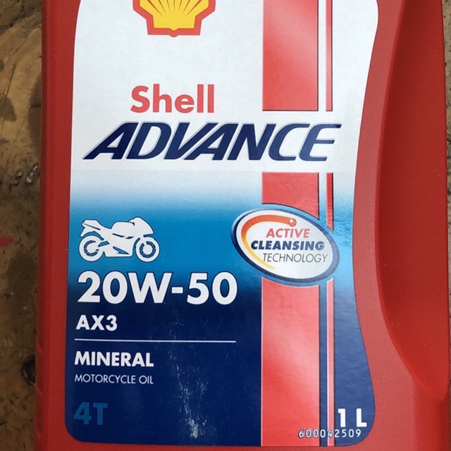 Jual Oli Mesin Motor T Shell Advance Ax Liter W Original