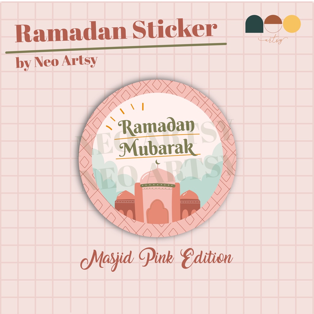 Jual Sticker Ramadhan Aesthetic Ramadan Sticker Sticker Bulat