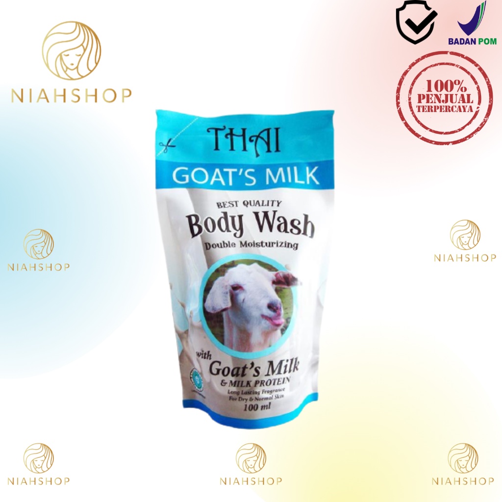 Jual Thai Goats Milk Body Wash Reffill 900ml Sabun Mandi Cair