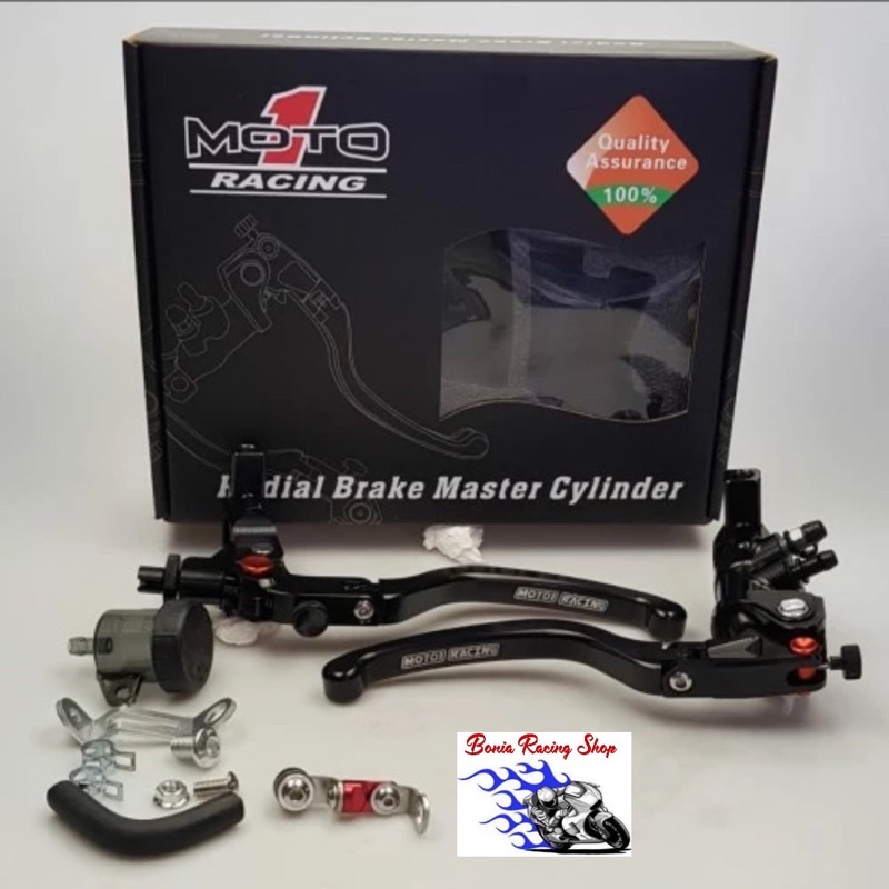 Jual Master Rem Moto Racing Kanan Dan Kiri Kopling Set Black Shopee