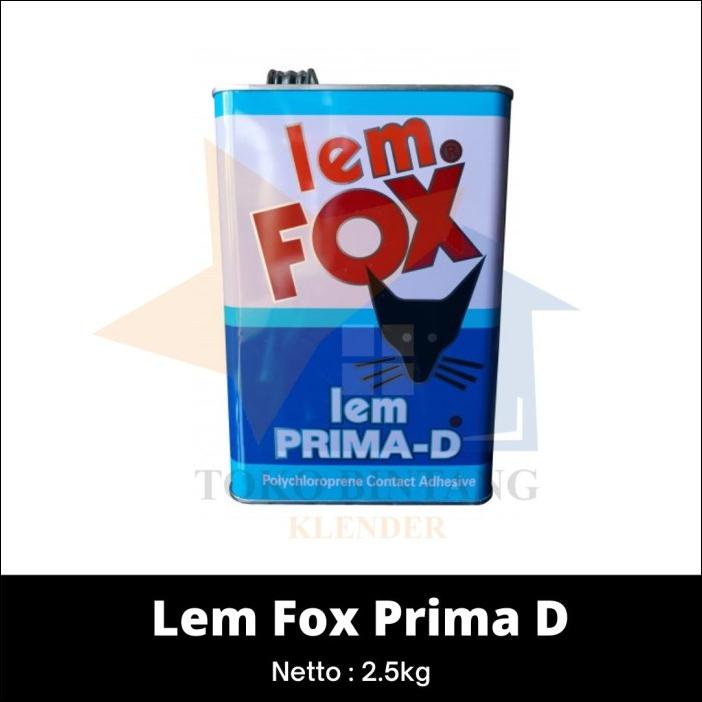 Jual LEM FOX PRIMA D GALON 2 5KG Shopee Indonesia