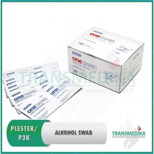 Jual Oneswab Onemed Alkohol Swab Kapas Alkohol One Swabs Oneswabs