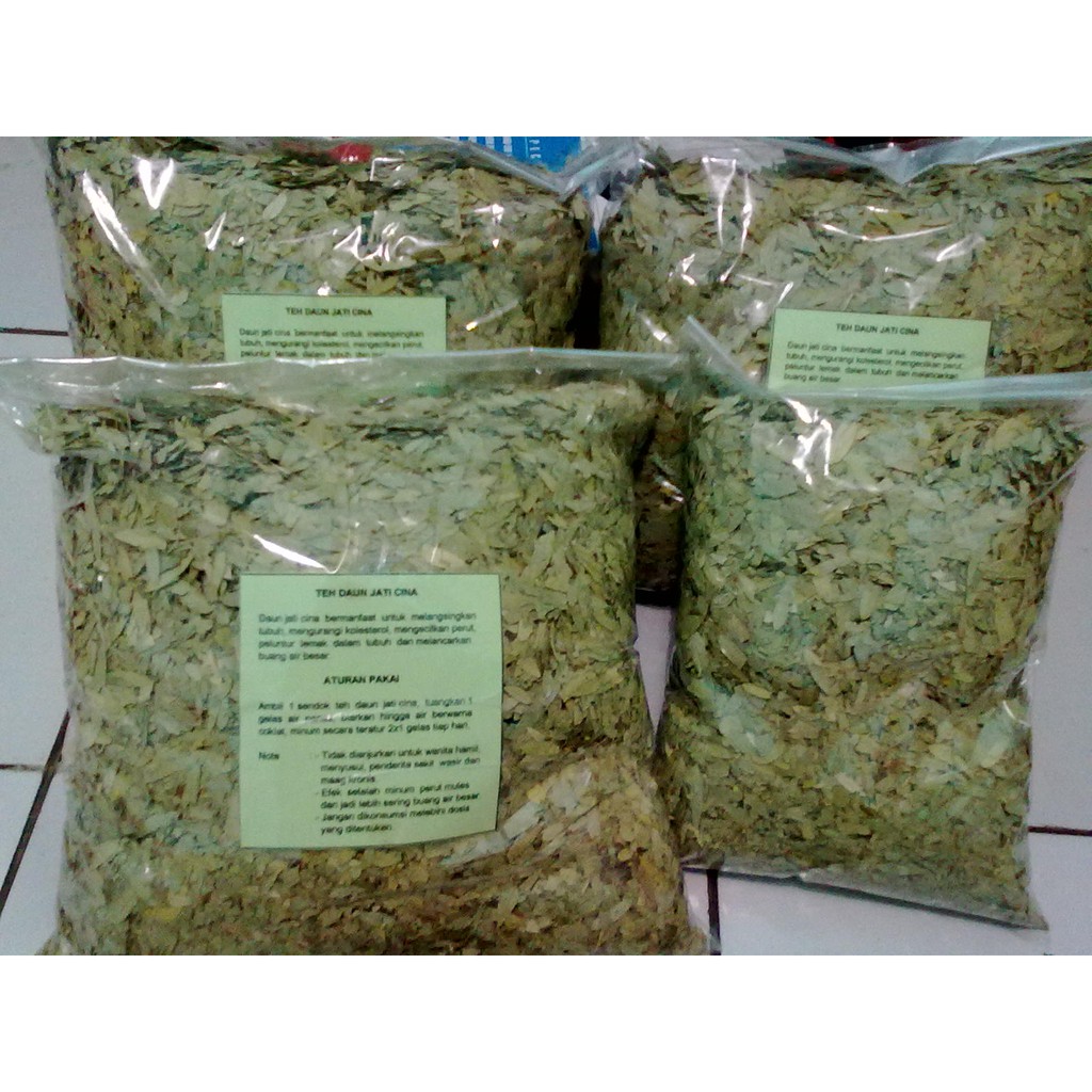 Jual Herbal Teh Pelangsing Daun Jati Cina Daun Senna Kemasan