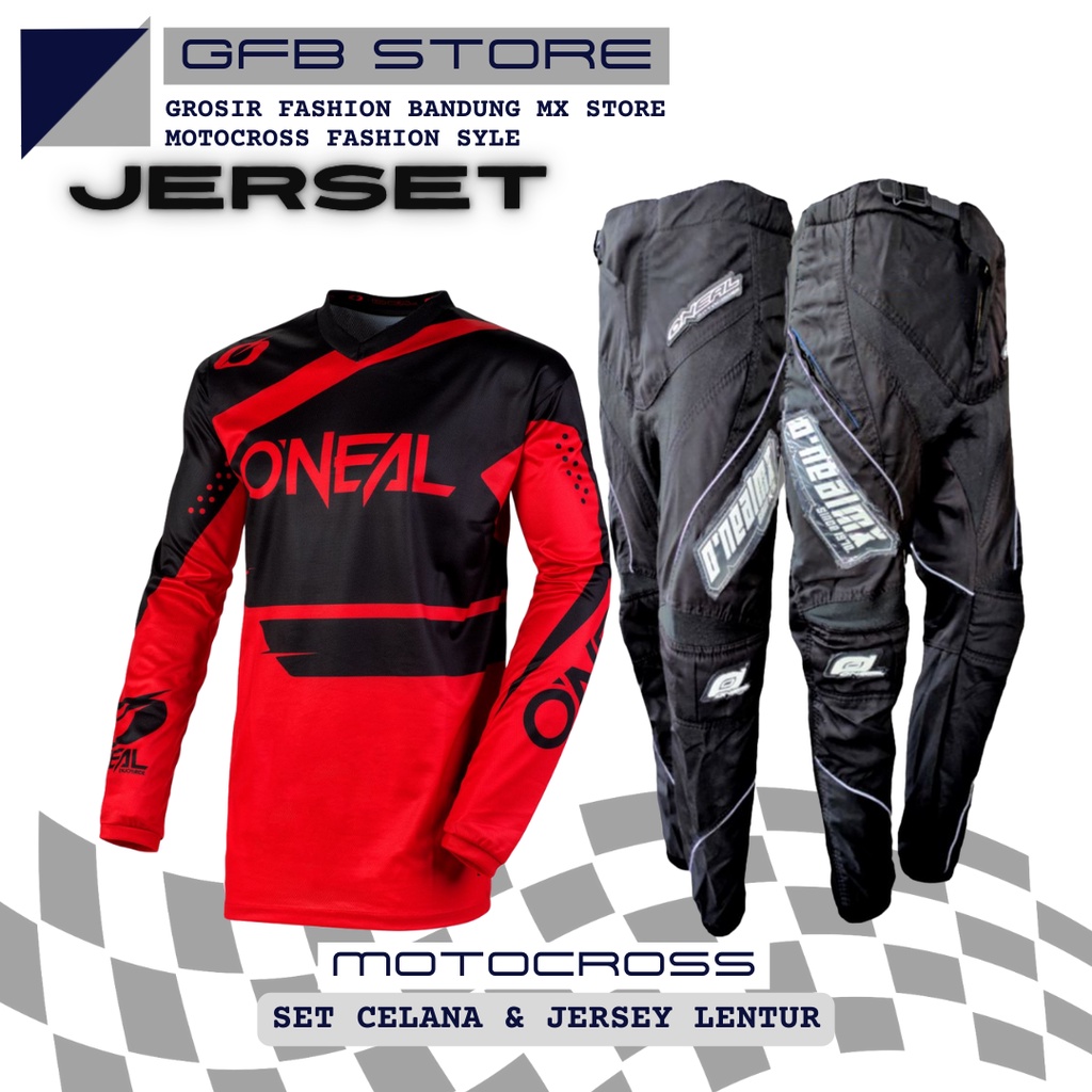 Jual Jersey Set Pants Motocross Trail Jerset Motor Cross Trabas