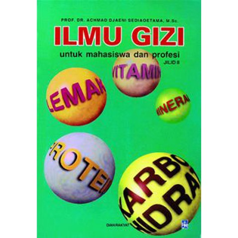 Jual Buku Ilmu Gizi Untuk Mahasiswa Dan Profesi Jilid Original