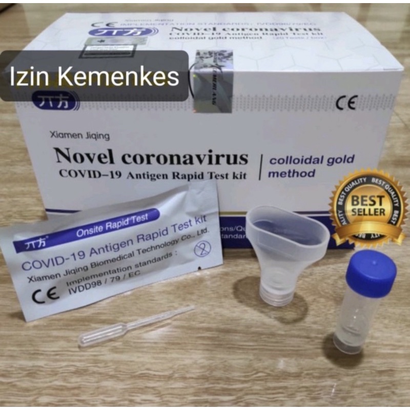 Jual RAPID TEST ABBOTT AIR LIUR SALIVA NOVEL LUNGENE CORONAVIRUS