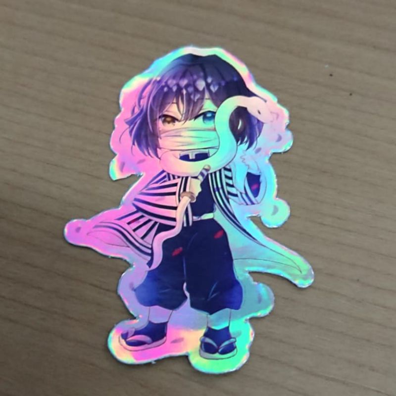 Jual Stiker Anime Hologram Kimetsu No Yaiba Sticker Anime Kimetsu No