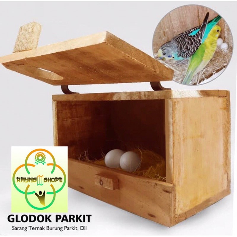 Jual Glodok Parkit Glodokan Kayu Tempat Sarang Ternak Breeding Koloni