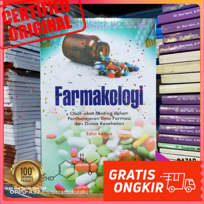 Jual Buku Farmakologi Obat Obat Penting Dalam Pembelajaran Ilmu Farmasi