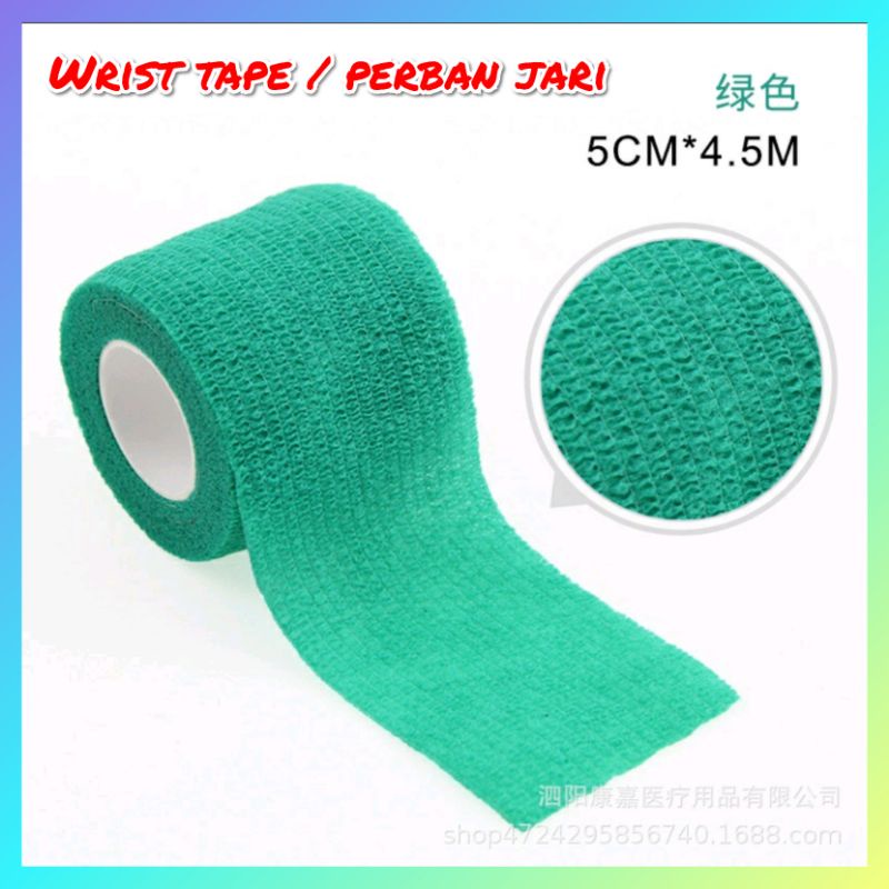 Jual Temurah Wrist Tape Olahraga Cm X M Wristape Futsal