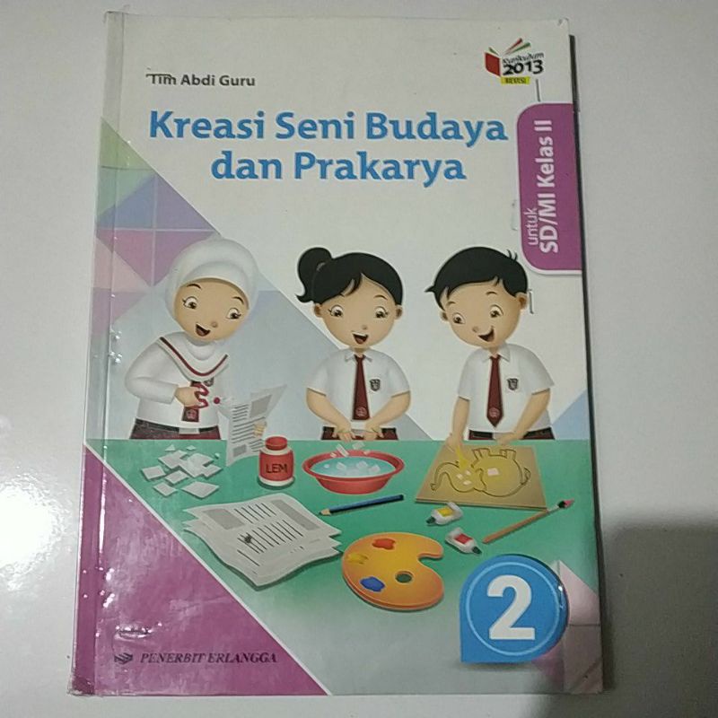 Jual Buku Kreasi Seni Budaya Dan Prakarya SD MI Kelas 2 SD Penerbit