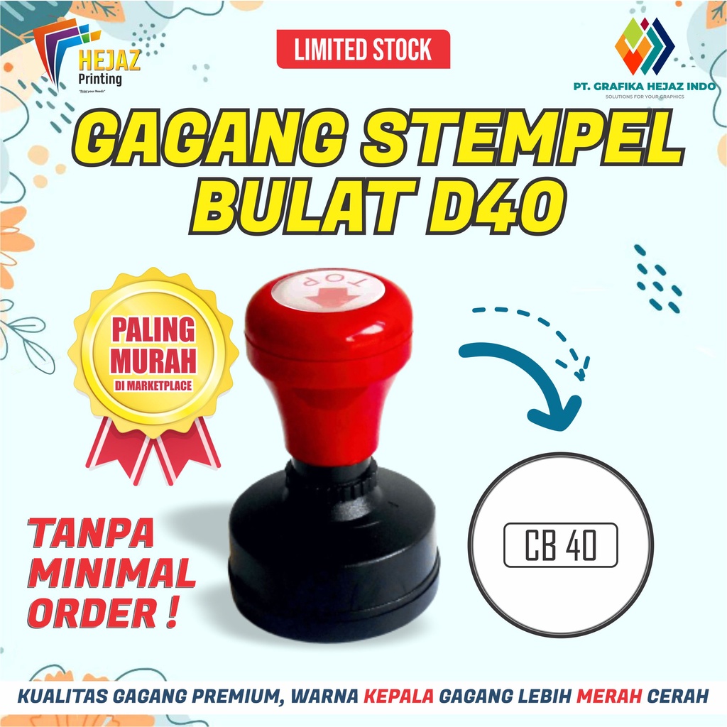 Jual Cb Gagang Stempel Flash Warna Otomatis Kilat Diameter Bulat