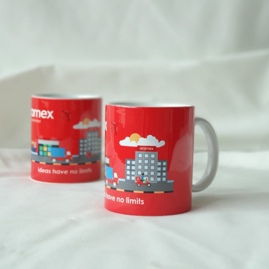 Jual Cetak Print Souvenir Murah Mug Custom Satuan Gelas Keramik Desain