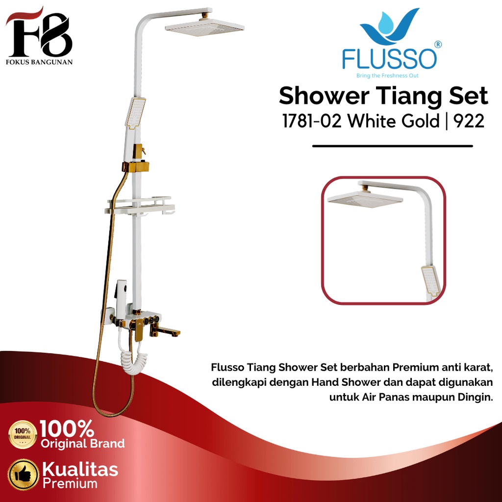 Jual Shower Tiang Komplit Shower Tiang Set Kran Panas Dingin Shower