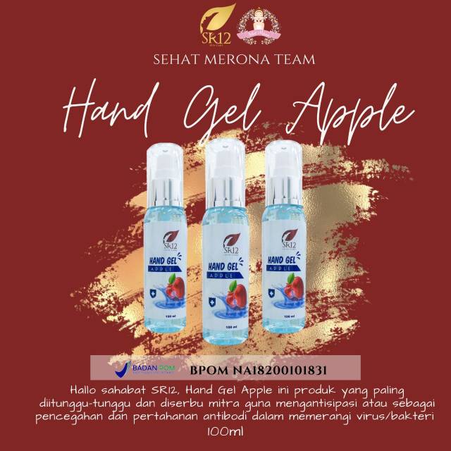 Jual New Hand Gel Apple Sr Hand Sanitizer Shopee Indonesia