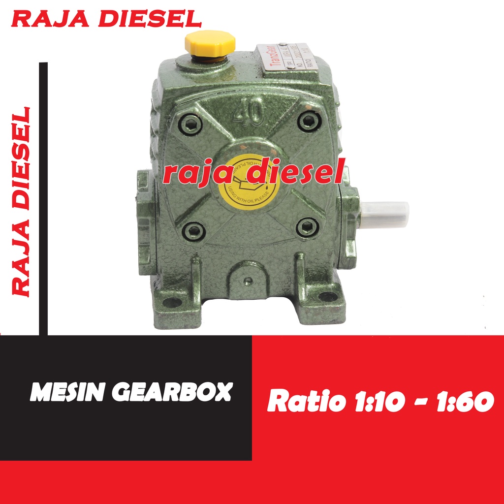 Jual MESIN GEARBOX GEAR BOX WPS 155 Ratio 1 10 1 60 SPEED REDUCER