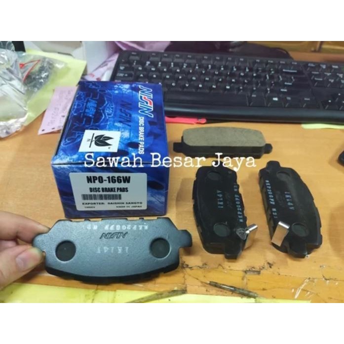 Jual Brake Pad Kampas Kanvas Rem Belakang HRV S E Prestige Nissin Japan