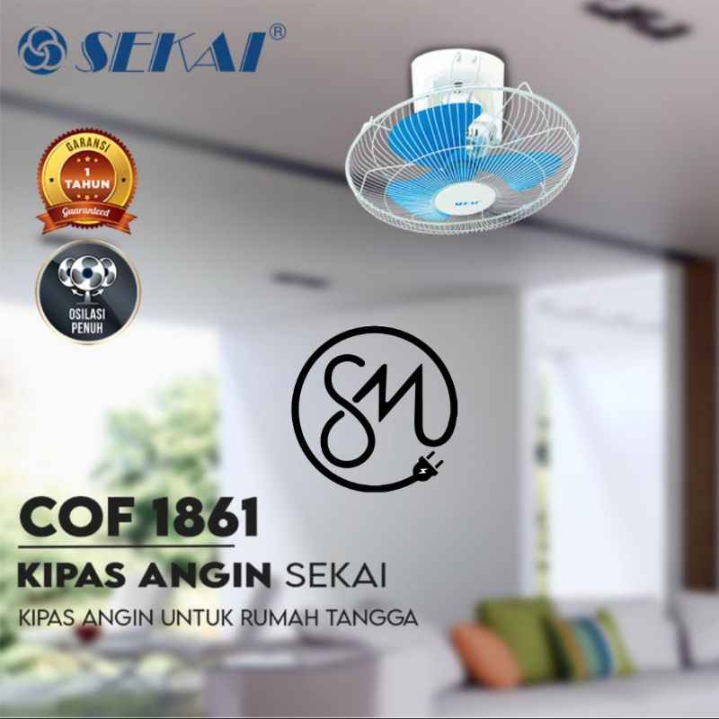 Jual Kipas Angin Sekai COF 1861 Orbit Fan Auto Fan COF1861 18 Inch