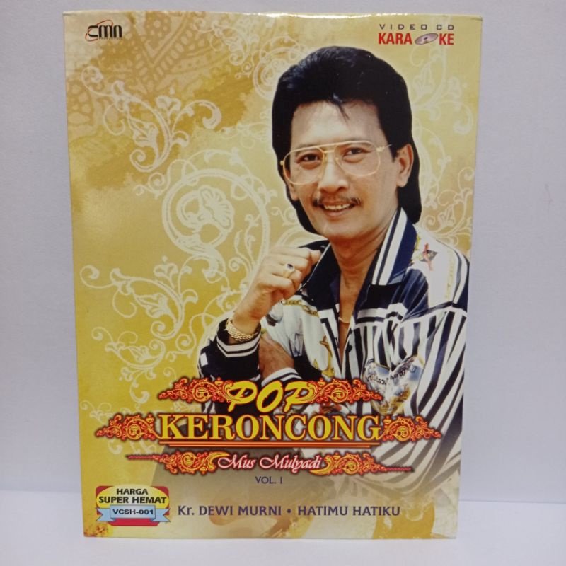 Jual Kaset Vcd Dvd Original Lagu Pop Keroncong Mus Mulyadi Vol