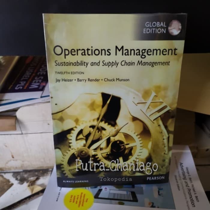 Jual Buku Operations Management 12th Twelfth Edition By Jay Heizer